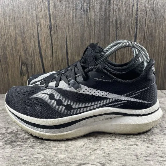 Saucony Endorphin Pro 2 Running Shoes Womens Size 8.5 Black Sneaker S10687-10