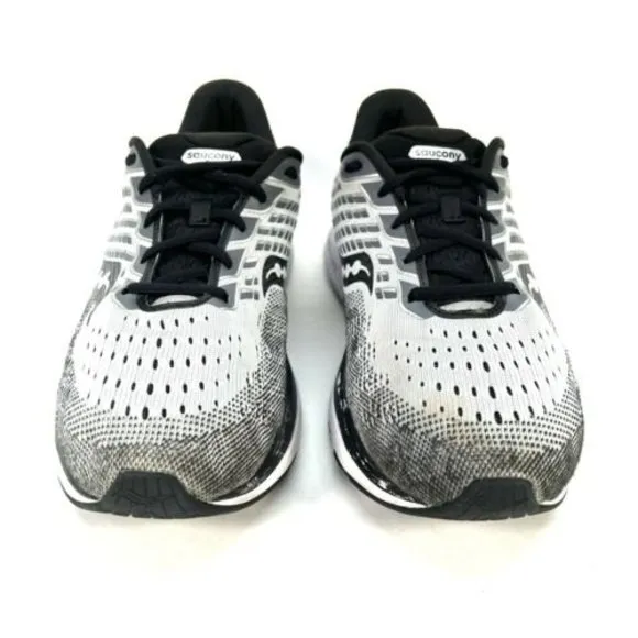 Saucony Mens Ride 13 S20579-40 Gray Black Running Shoes Sneakers Size 13