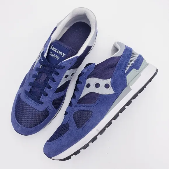 Saucony Originals Shadow 6000 Ivy Prep Suede Navy Blue Mens Size 11.5  2108-523