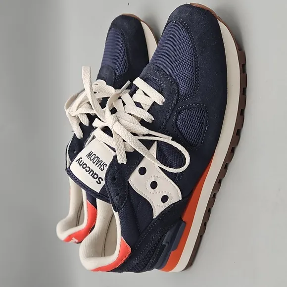 Saucony Shadow Original Men's Shoes Navy Blue Athletic Sneakers S2108-888 SZ 7.5