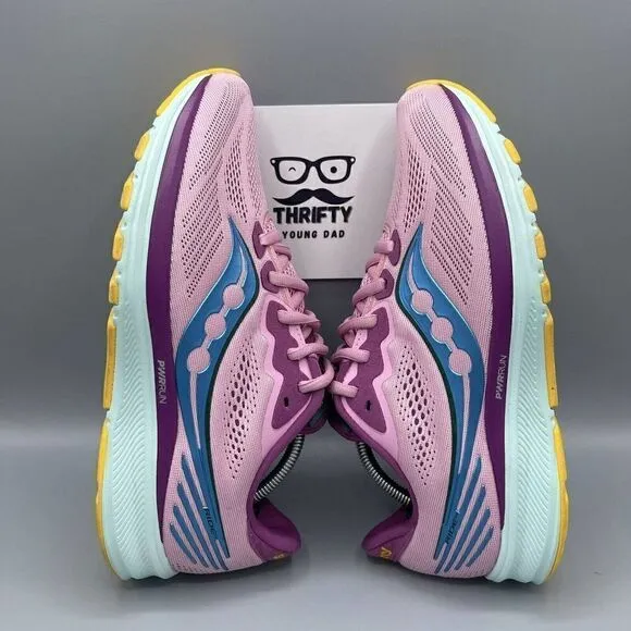 Saucony Womens Ride 14 S10650-90 White Running Shoes Sneakers Size 8.5