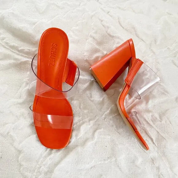 Schutz Victorie Heel Sandal Size 8 New