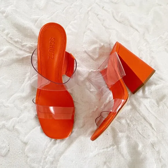 Schutz Victorie Heel Sandal Size 8 New