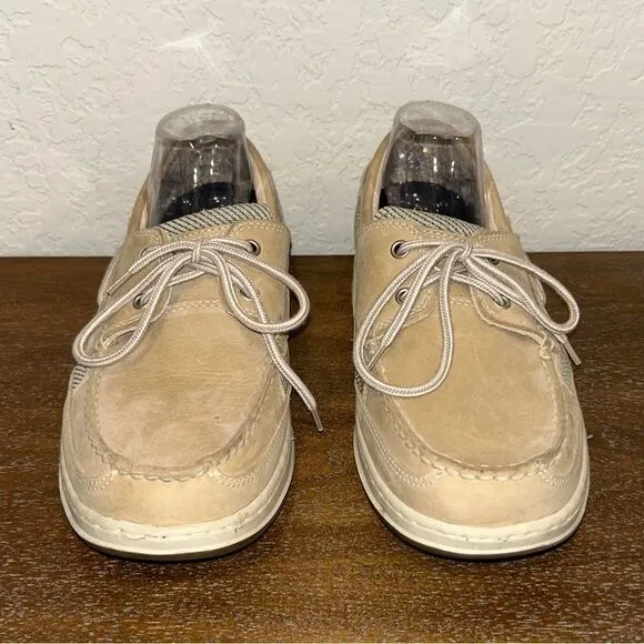 Sebago Bar Harbor Leather Slip On Casual Boat Shoes
