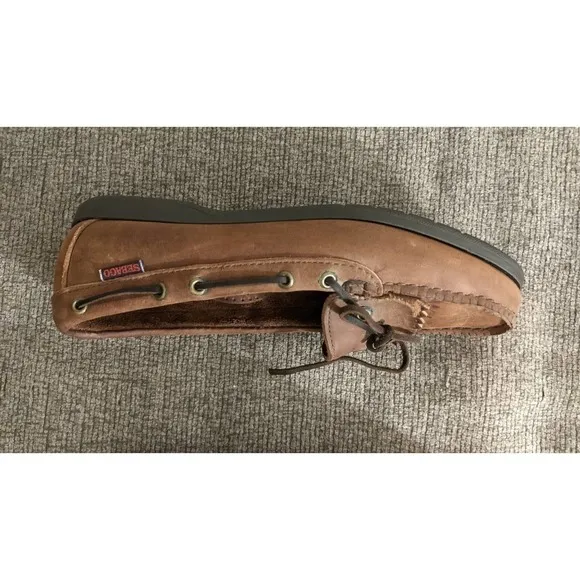 Sebago Boat Docker Shoes, Size 9, Brown