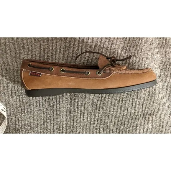 Sebago Boat Docker Shoes, Size 9, Brown