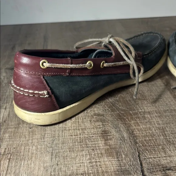 Sebago Designer Moccasins Brown and Black Classic Design