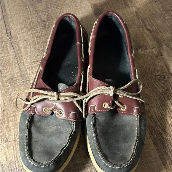 Sebago Designer Moccasins Brown and Black Classic Design