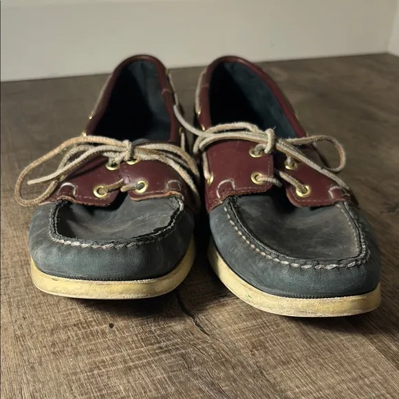 Sebago Designer Moccasins Brown and Black Classic Design