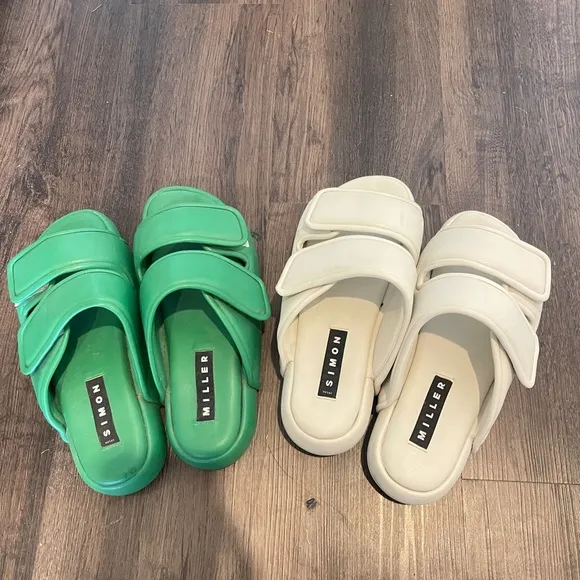 SIMON MILLER Cro Sandals - White