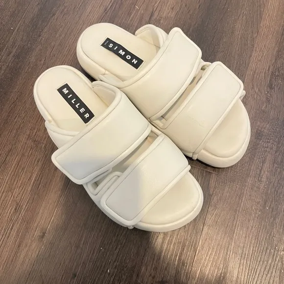 SIMON MILLER Cro Sandals - White