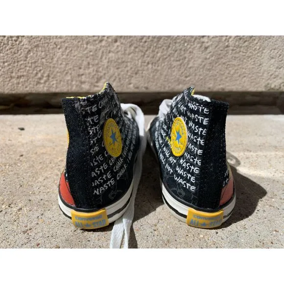 Simpsons x Converse I Will Not Waste Chalk Sneakers New In Box Toddler Size 8