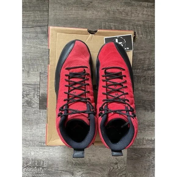 Size 11.5 - Jordan 12 Retro Reverse Flu Game 2020