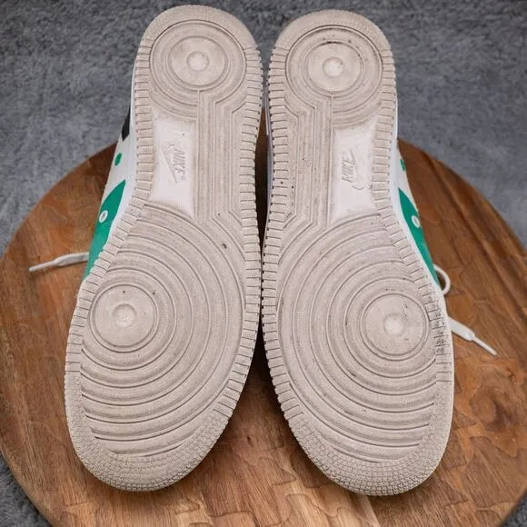 Size 12 - Nike Air Force 1 PRM Low Green Grey Suede Black Leather (CI0065-100)