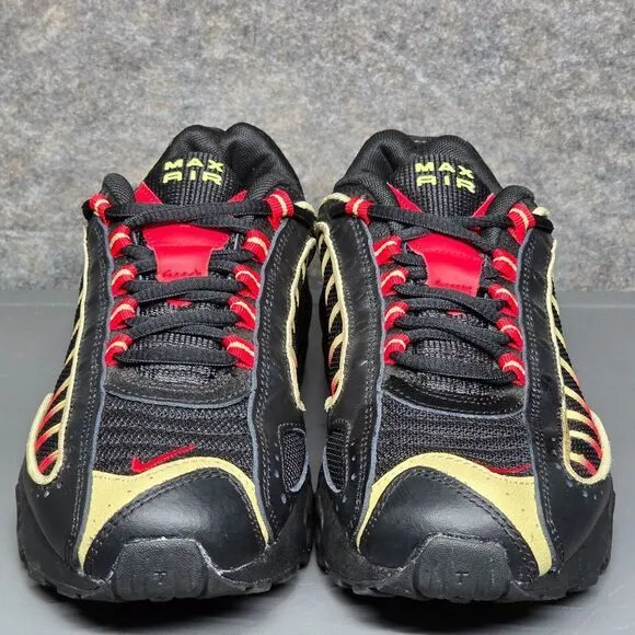 Size 7 - Nike Air Max Tailwind‎ 4 Men's Running Shoes Black Team Gold Red
