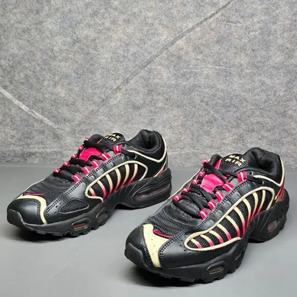 Size 7 - Nike Air Max Tailwind‎ 4 Men's Running Shoes Black Team Gold Red