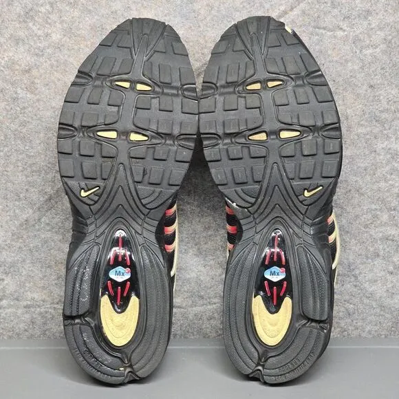 Size 7 - Nike Air Max Tailwind‎ 4 Men's Running Shoes Black Team Gold Red
