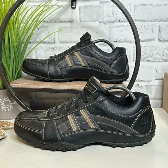 Skechers Citywalk Dragon Leather Athletic Driving Sneakers Shoes Size 10