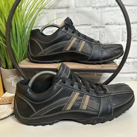 Skechers Citywalk Dragon Leather Athletic Driving Sneakers Shoes Size 10
