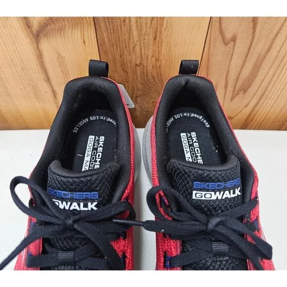 Skechers GoWalk Flex Quota Red Men's Athletic Shoes Size 8