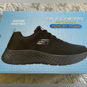 Skechers Men’s Air-Cooled Memory Foam Sneakers Black