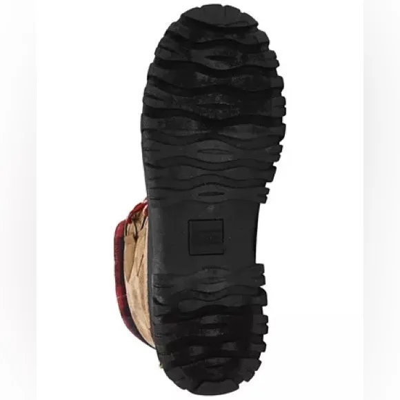 SKECHERS PLAID WINTER DUCK BOOTS