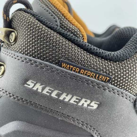 Skechers Relment Daggett Men's Boot Brown Extra Wide Fit Water Resistant Hiking