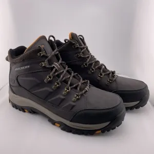 Skechers Relment Daggett Men's Boot Brown Extra Wide Fit Water Resistant Hiking