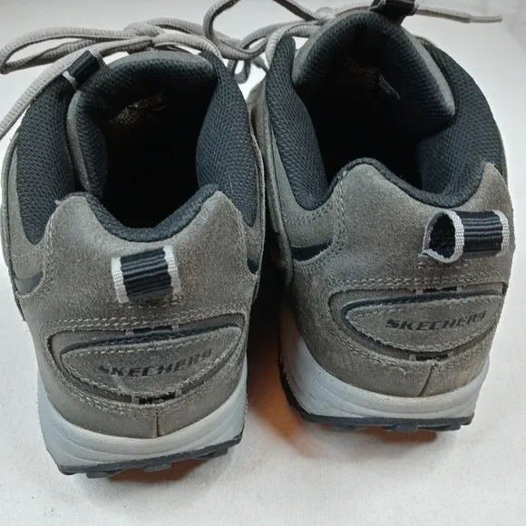 Skechers Shape Ups Nubuck Leather Pebble Taupe Ton