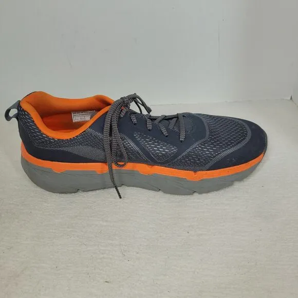 Skechers Shoes Size 13 Mens Gray Orange GoWalk Arch Fit Sneakers Athletic Train