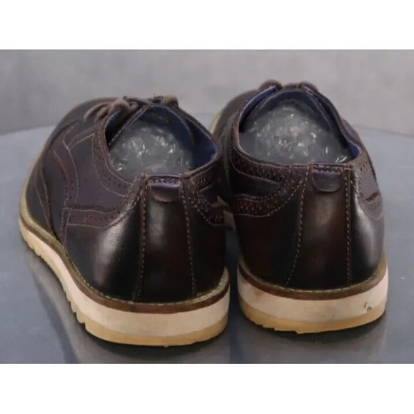 Skechers x Mark Nason Men's Wingtip Dress Shoes Size 10 Leather Chocolate Brown