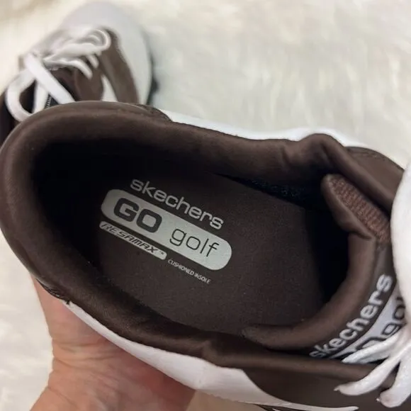Sketchers go golf Storie spike-less leather shoes Size 9