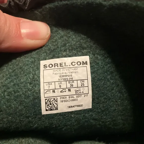 Sorel Black Winter Boots