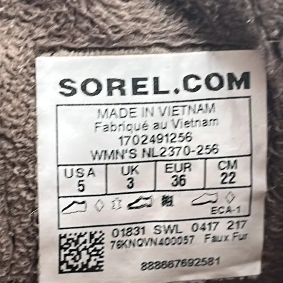 Sorel Brown Suede Winter Boots Size 5. WRB3156E