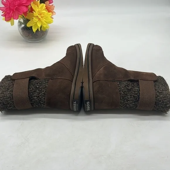 Sorel Brown Suede Winter Boots Size 5. WRB3156E
