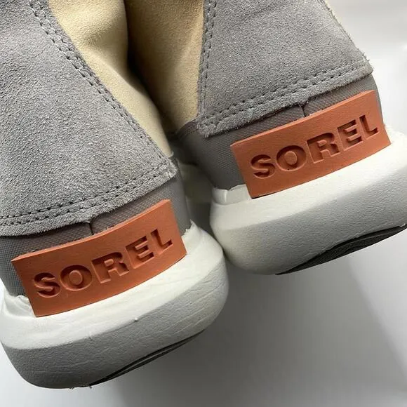 Sorel - Expolorer Classic Lace Up Winter Boots - Neutral Cream / Blue - 9