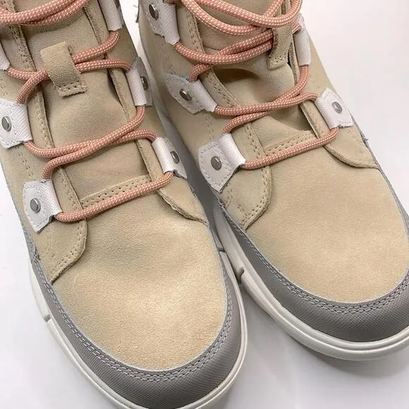 Sorel - Expolorer Classic Lace Up Winter Boots - Neutral Cream / Blue - 9