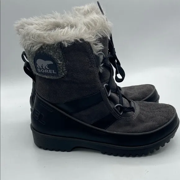 Sorel Gray Winter &amp; Rain Boots with Fur Lining
