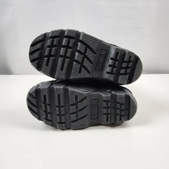 Sorel Kids Chrome Grey and Black Flurry Children Winter Boots Size 13