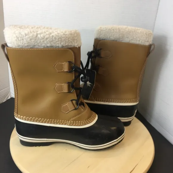 Sorel Men's Caribou Winter Snow Boots Waterproof  Brown Size US 7 NY1963-259