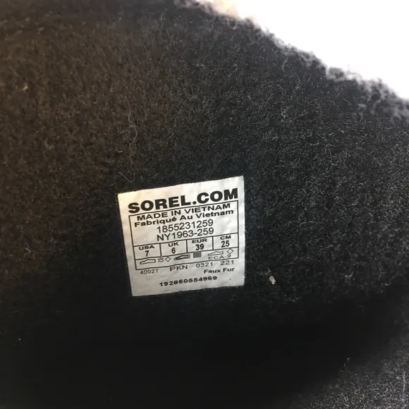 Sorel Men's Caribou Winter Snow Boots Waterproof  Brown Size US 7 NY1963-259