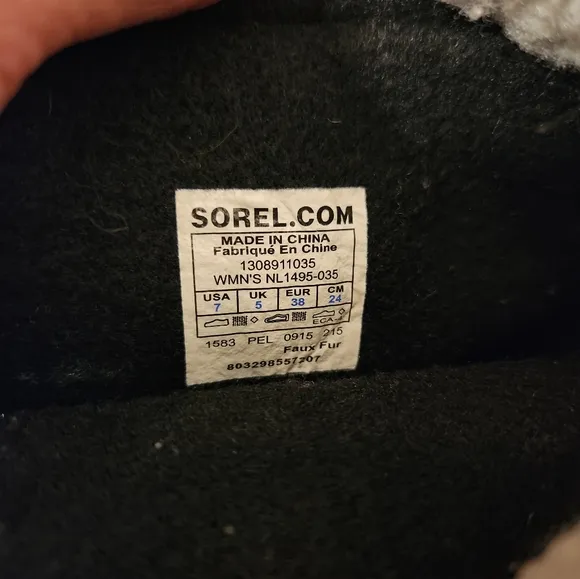 Sorel winter boots size 7
