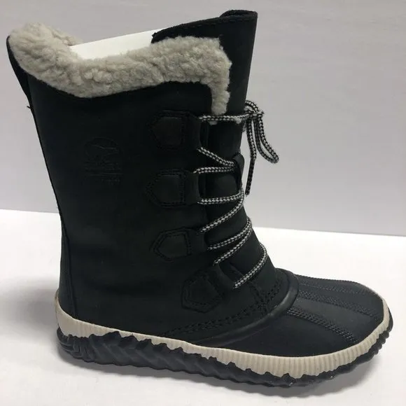 Sorel Women’s Out N About Plus Tall Winter Boots Black, Size 7M