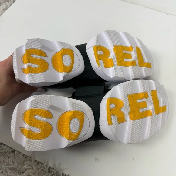 Sorel X PAPER Kinetic Impact Strap Black Sneakers Shoes