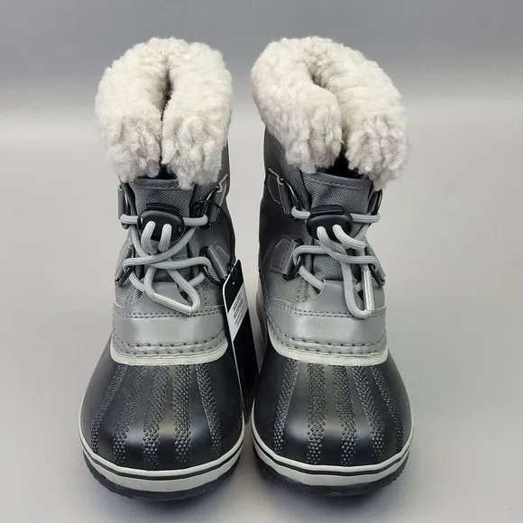 Sorel Yoot Pac‎ Nylon Gray Children Unisex Size 11 Waterproof Snow Winter Boots