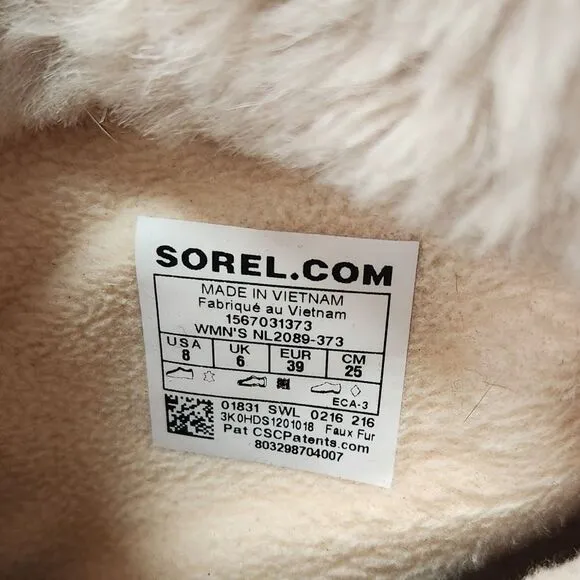 Sorel Tivoli II Suede Winter Boots Size 8