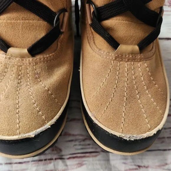 Sorel Tivoli II Suede Winter Boots Size 8