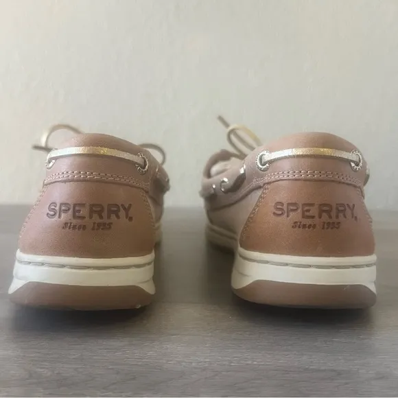 Sperry Angelfish Metallic Boat Shoe Size 8.5