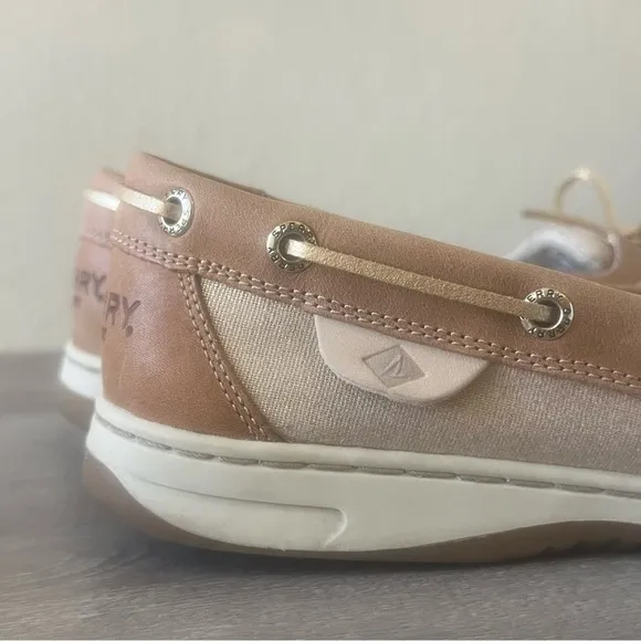 Sperry Angelfish Metallic Boat Shoe Size 8.5