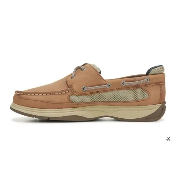 Sperry Lanyard Tan Boys Boat Shoes Size 4.5M